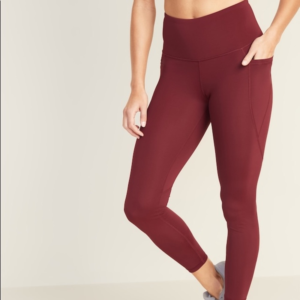 High-Waisted Elevate Powersoft 7/8-Length Side-Pocket Leggings For Women